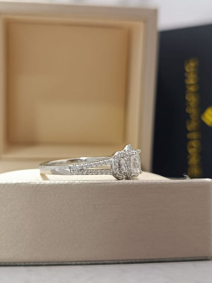 Brianna Moissanite Engagement Ring