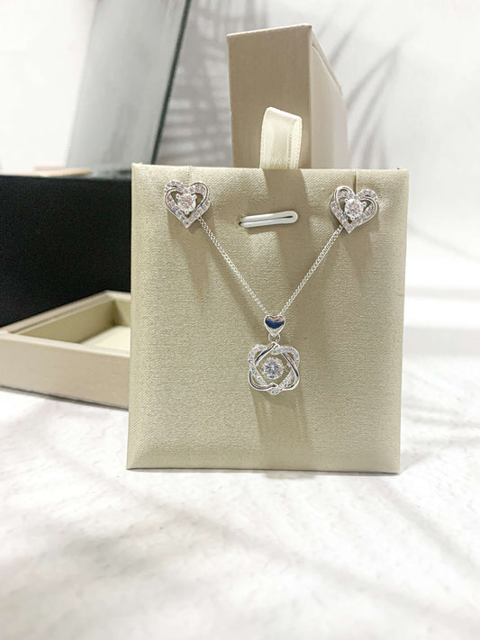 Loveduo - Adore Moissanite Set in 925 Sterling Silver