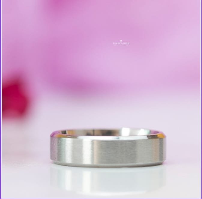 Plain Cosmos Titanium Male Band