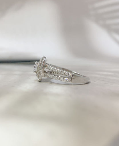 Daphne Sterling Silver Engagement Ring