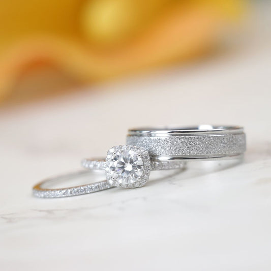 Spa & Charlotte Moissanite Trio Set