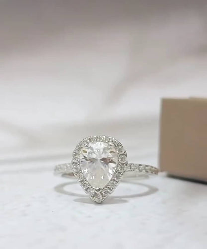 Lorraine Moissanite Engagement Ring