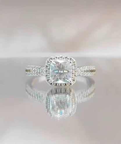 Janice Moissanite Engagement Ring