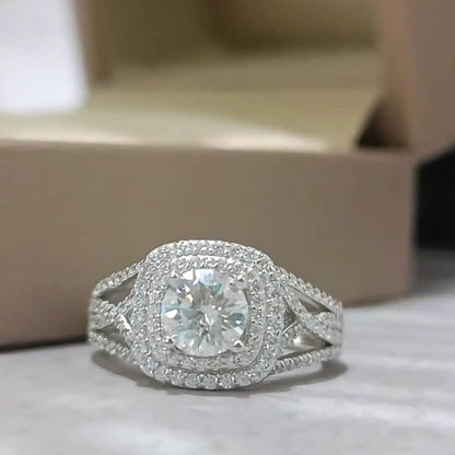 Azura Moissanite Engagement Ring