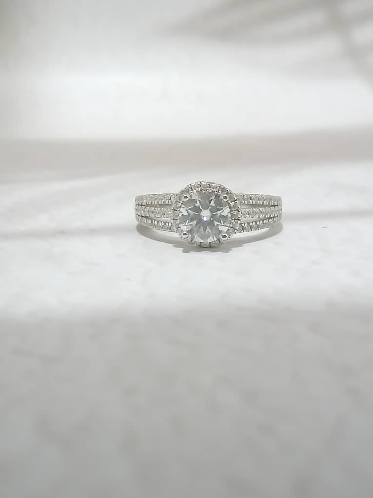 Cora Moissanite Engagement Ring