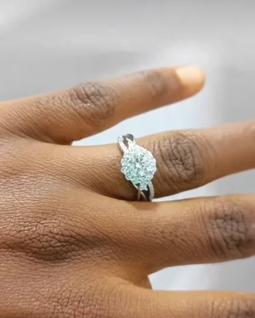 Zoe Moissanite Engagement Ring