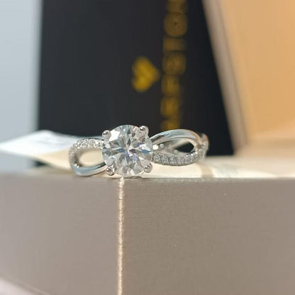 Thalia Moissanite Engagement Ring