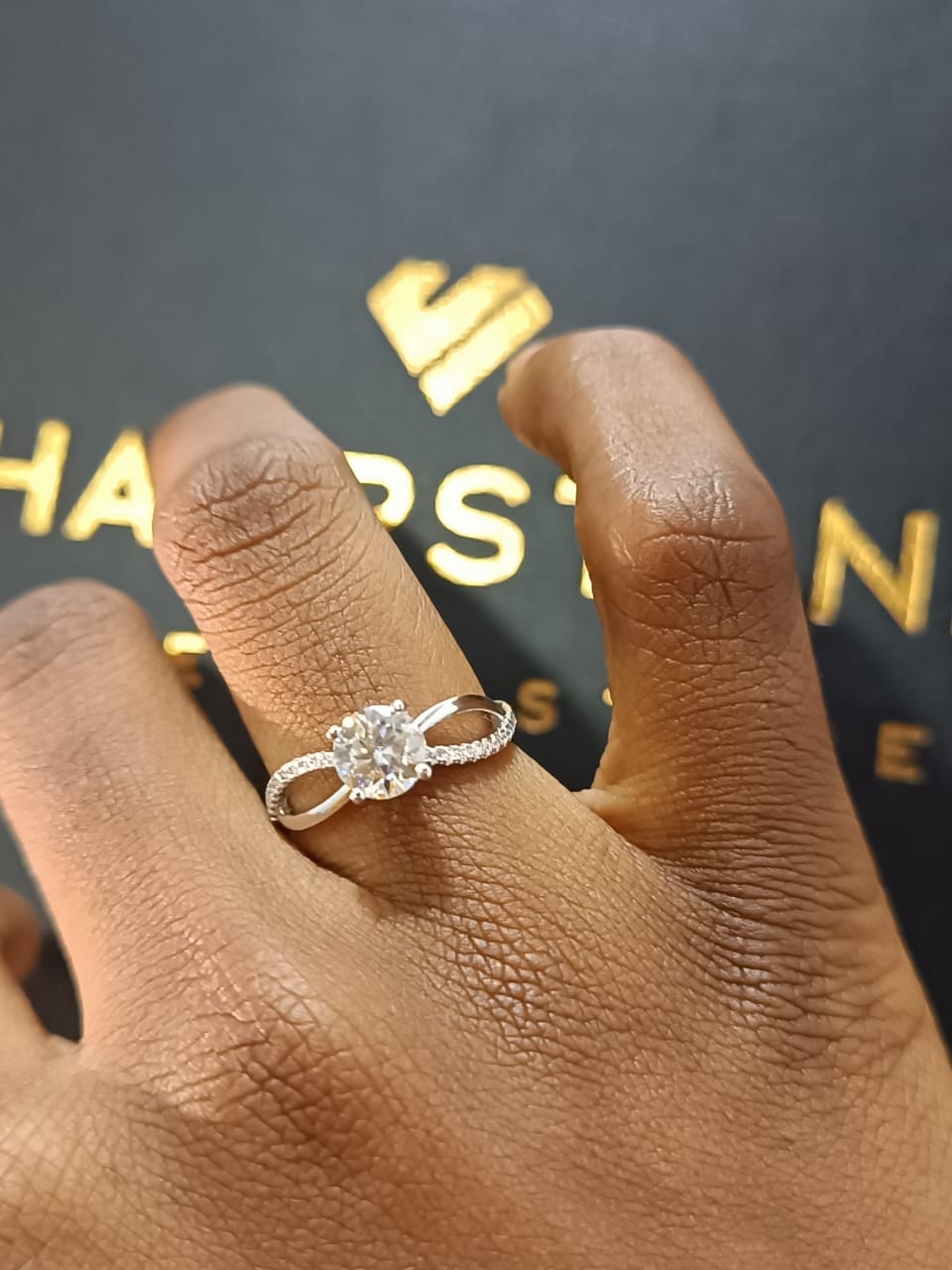 Thalia Moissanite Engagement Ring