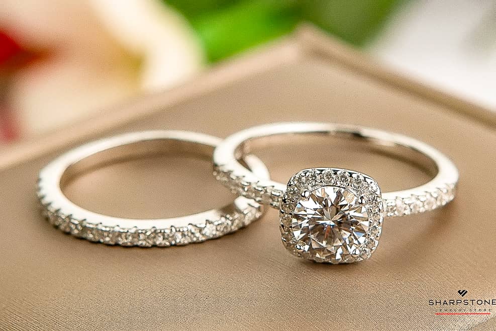 Spa - Charlotte Moissanite Bridal Set