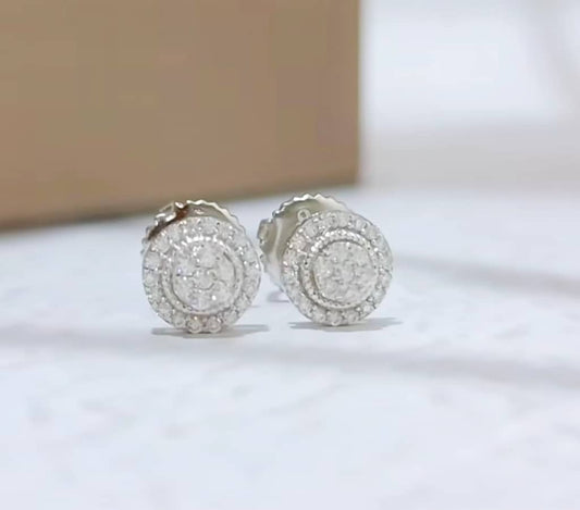 Jett Moissanite Earrings