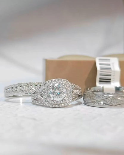 Azura - Clarisse Moissanite Trio Set