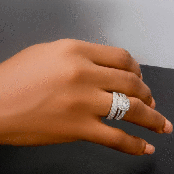 Velma- Blossom Bridal Set in 925 Sterling Silver - Image 5