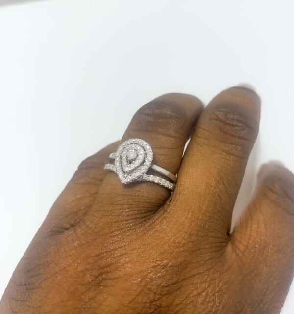 Kimora - Autumn Moissanite Bridal Set in 925 Sterling Silver - Image 3