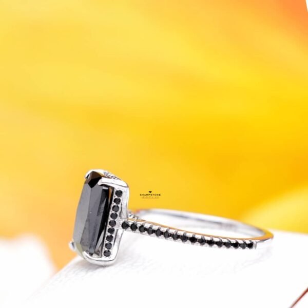 Raven Sterling Silver Engagement Ring - Image 2