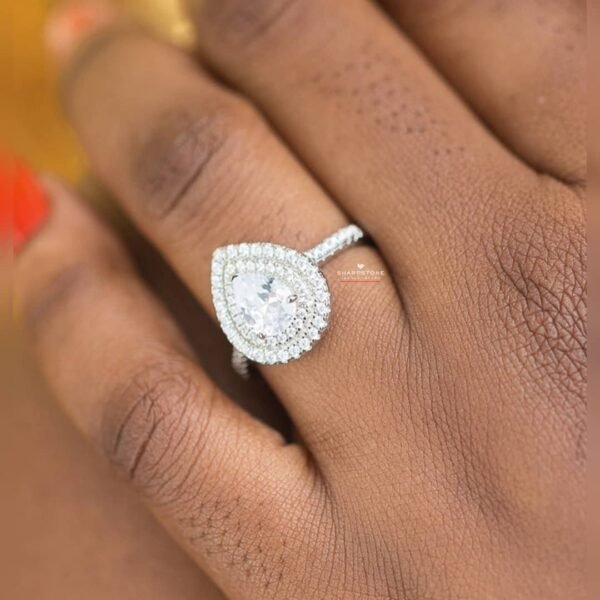 Maya Sterling Silver Engagement Ring - Image 2