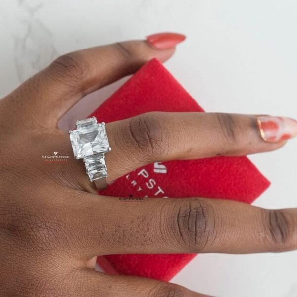 Paula Titanium Engagement Ring - Image 3
