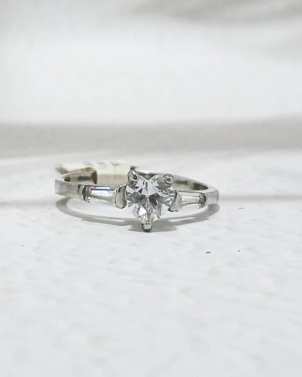 Jolie Titanium Engagement Ring