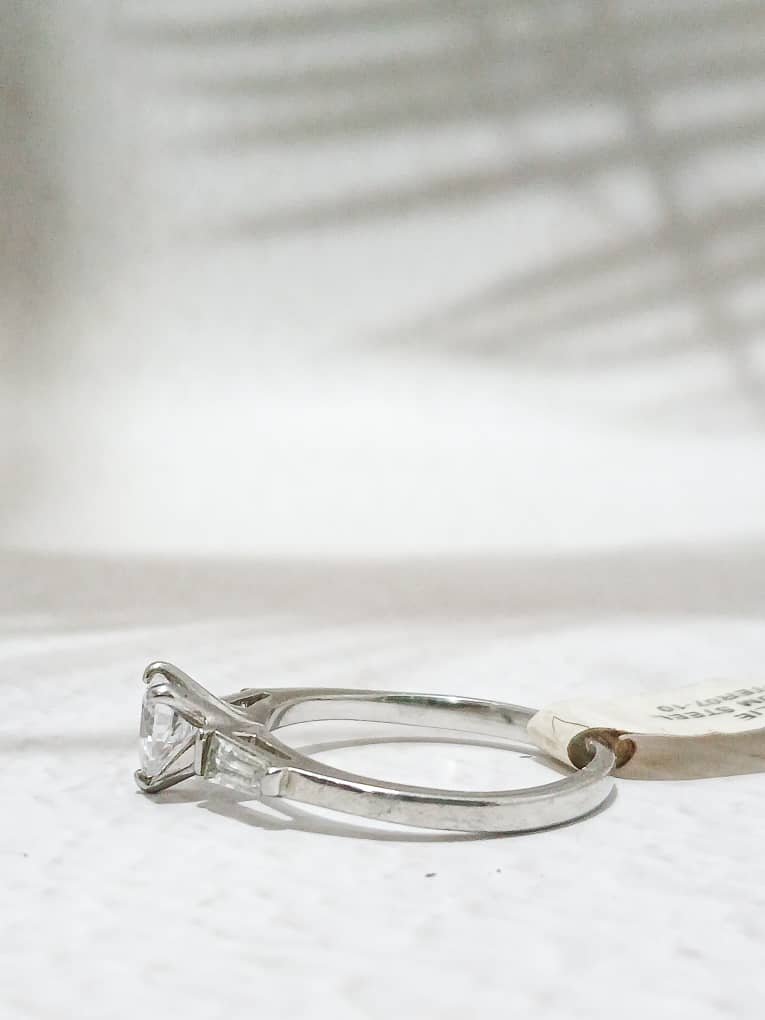 Tiana Titanium Engagement Ring - Image 2