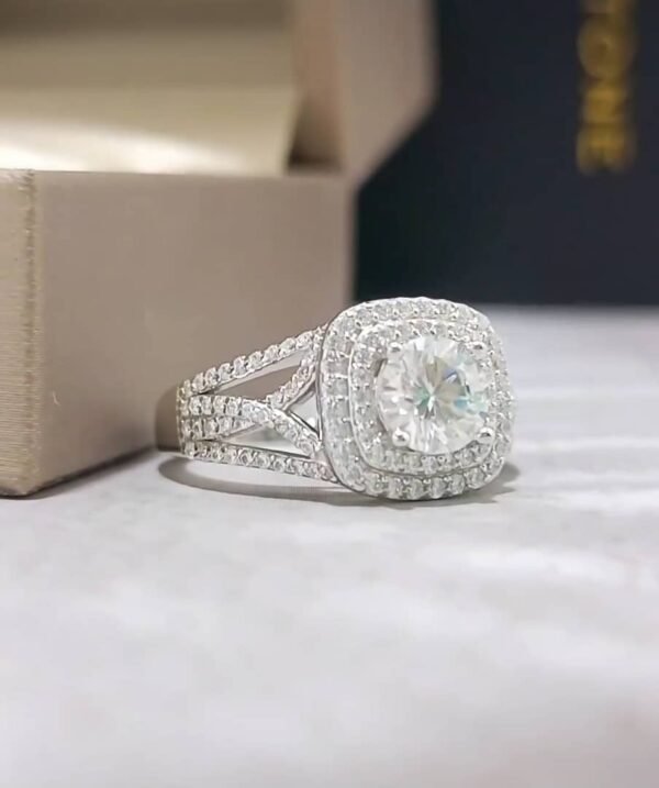 Azura Moissanite Engagement Ring - Image 2