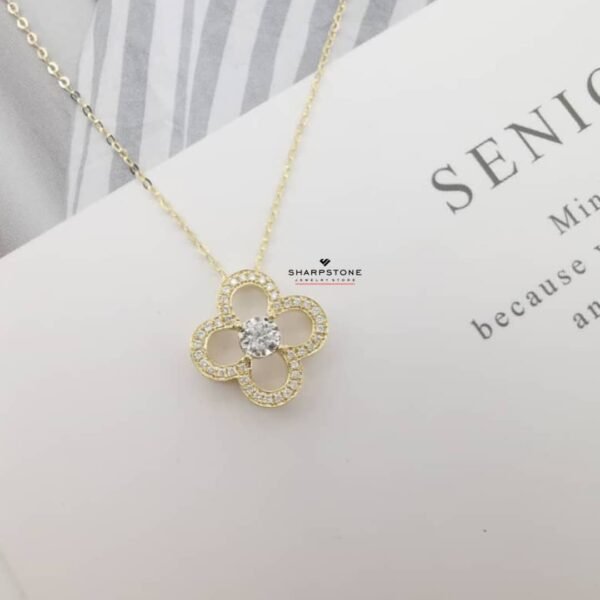 0.11ct Diamond Necklace in 18 Karat Solid Gold