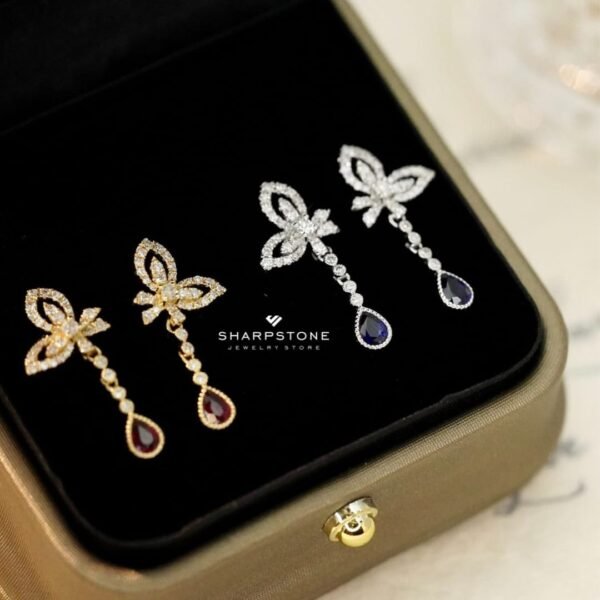 0.4ct Dana Diamond Earrings in 18 Karat Solid Gold - Image 2