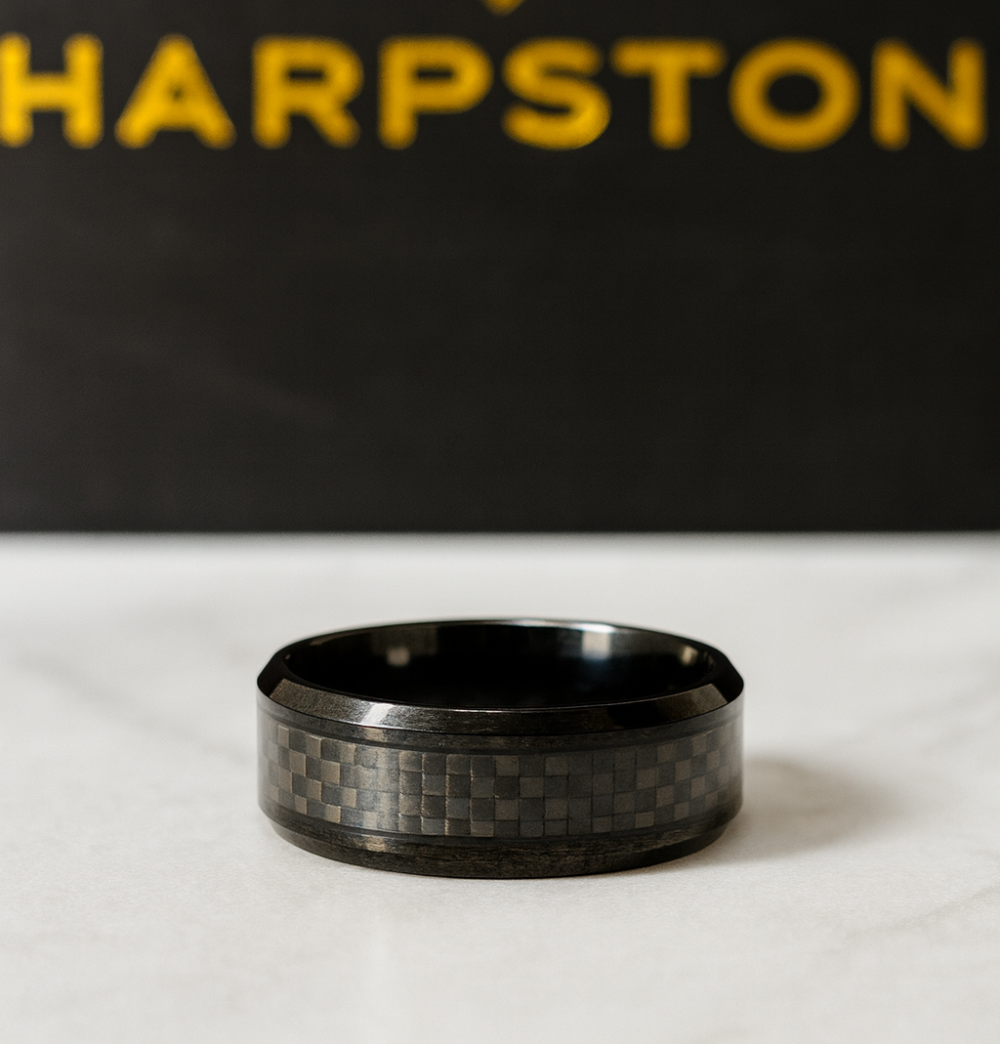 Alfred All Black Titanium Steel Male Band Front