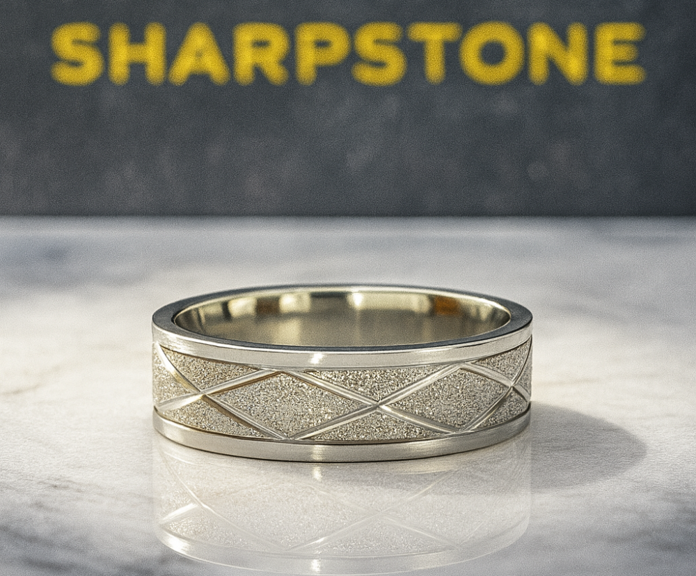 Arthur Titanium Steel Male Band Front