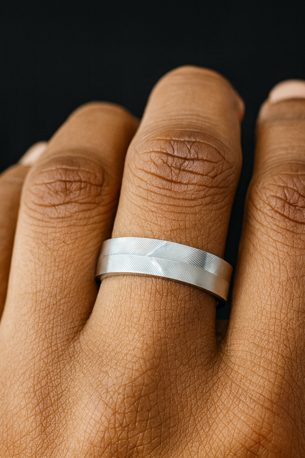 Jake Titanium Steel Male Band Model