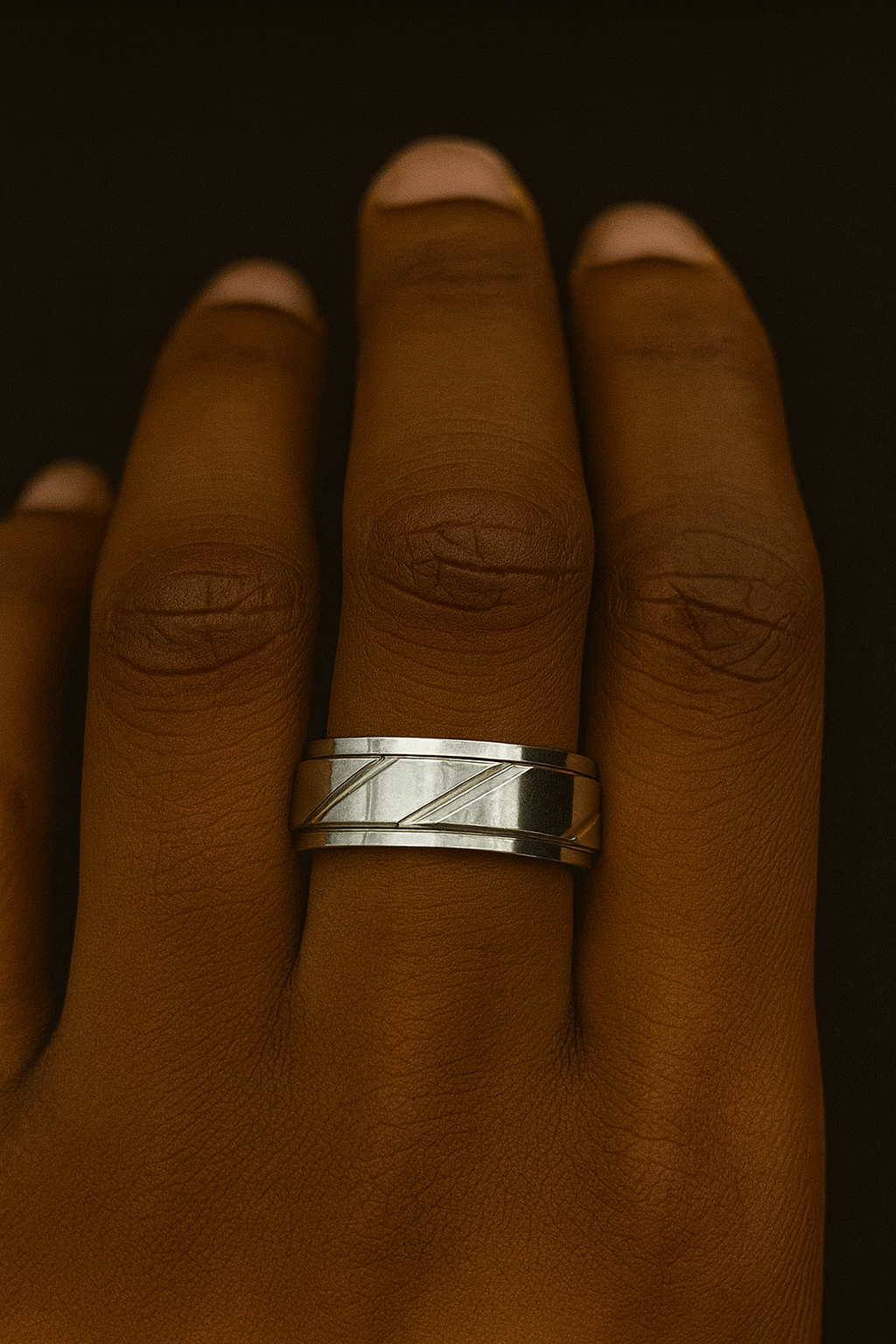 Mark Titanium Steel Male Band Model