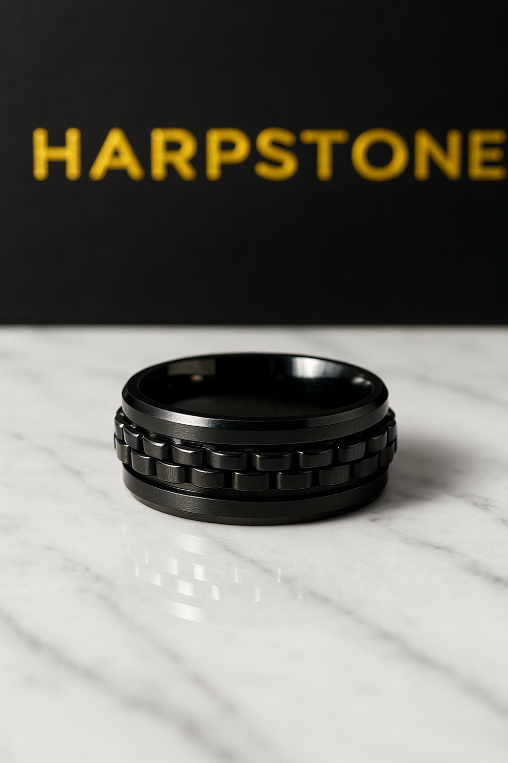 Santos Titanium Steel Male Band Front