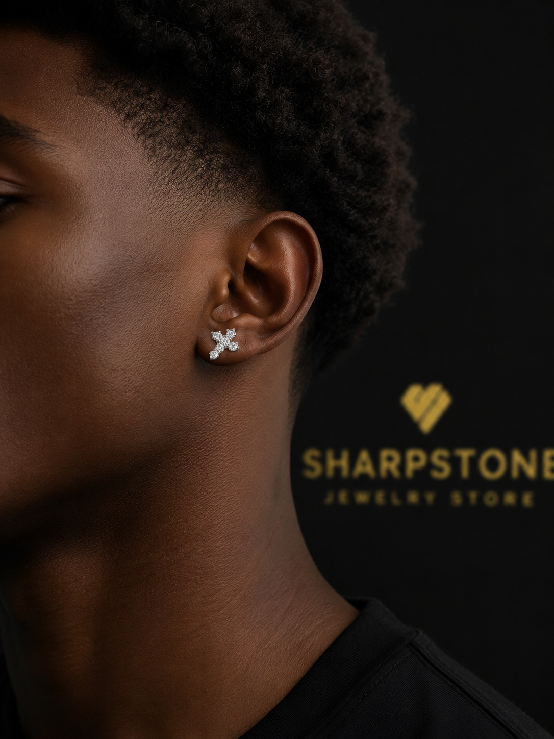 Dario Earrings Model