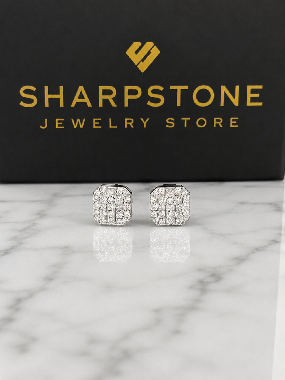 Hugo Earrings Front