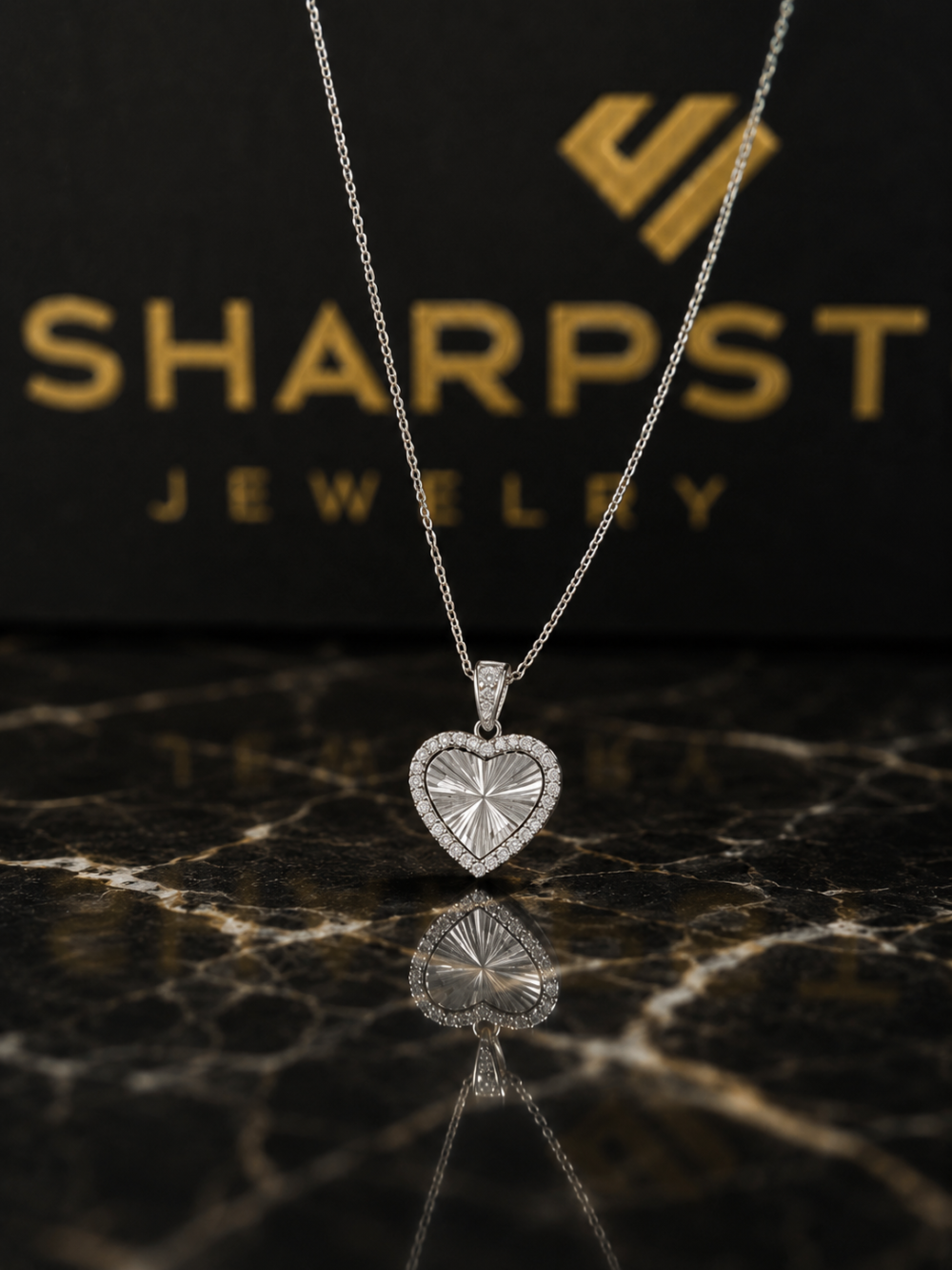 Cherie Heart Necklace