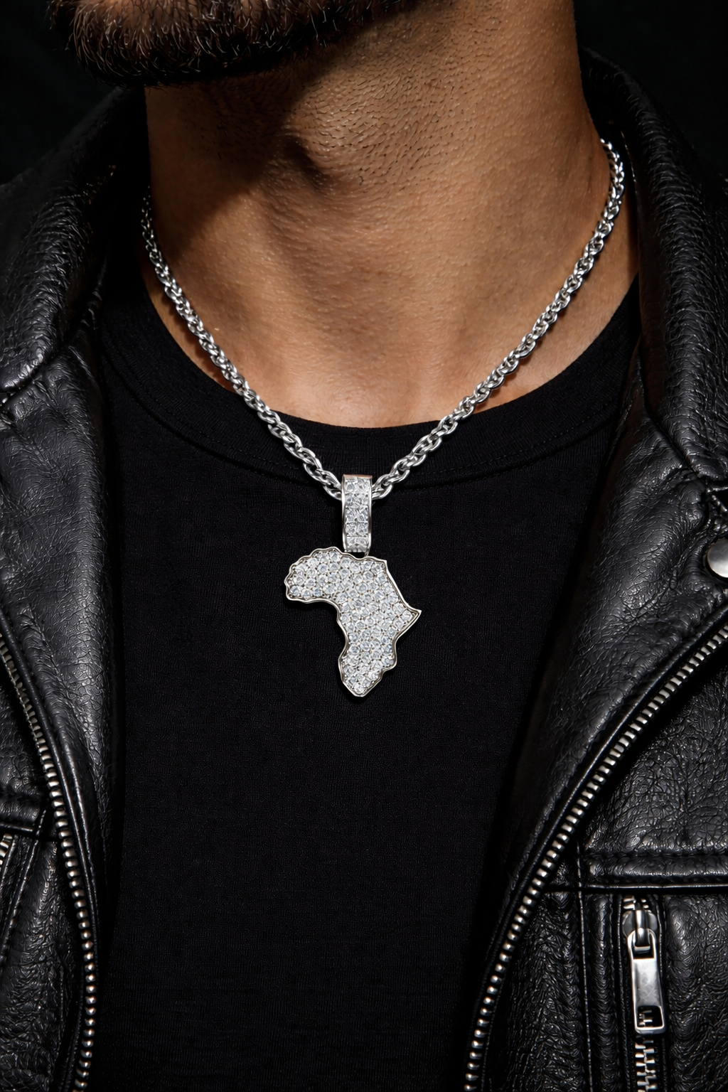 Map Necklace Model