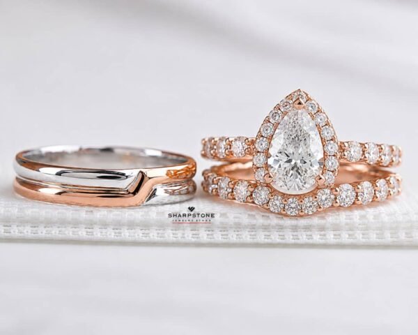 Elan Gold Trio Set Ring