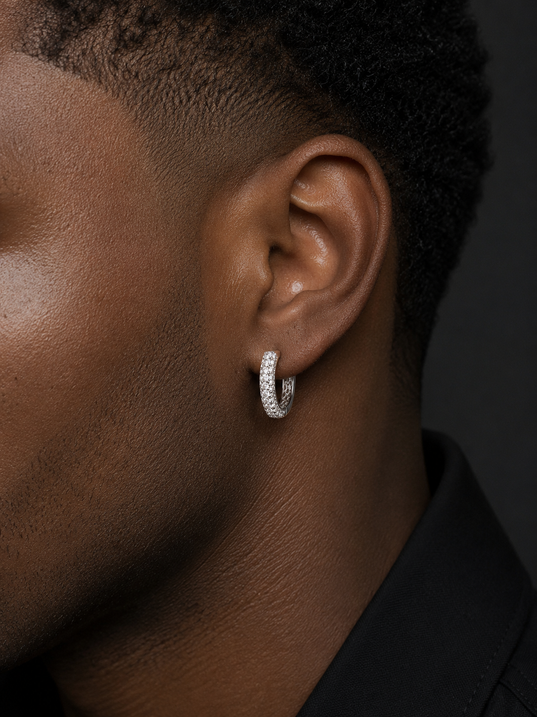 Mini Azul Sterling Silver Earrings Model